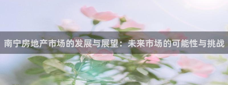 摩登7娱乐平台怎么样：南宁房地产市场的发展与展望：未来市场的