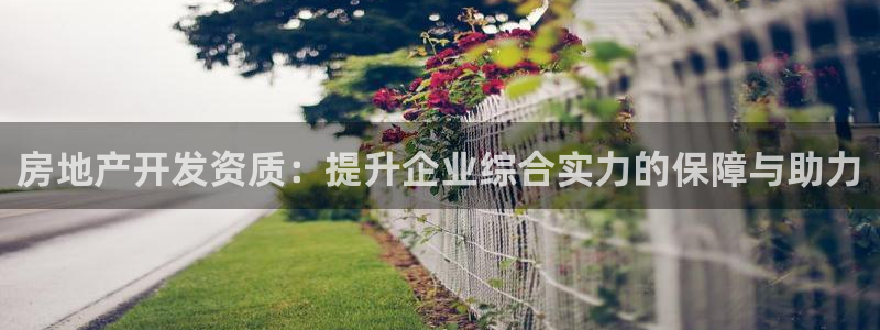 摩登7怎么登录不了了：房地产开发资质：提升企业综合实力的保障