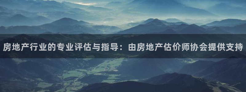 摩登7后3299O7：房地产行业的专业评估与指导：由房地产估